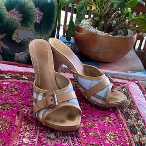 Burberry Wood Heels